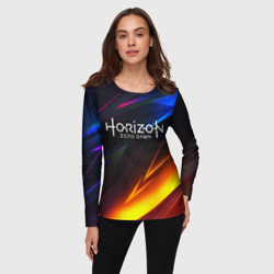 Женский лонгслив 3D Horizon Zero Dawn stripes - фото 2