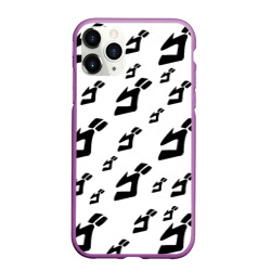 Чехол для iPhone 11 Pro Max матовый JoJo pattern BW