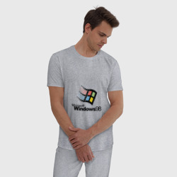 Мужская пижама хлопок Windows 98 - фото 2