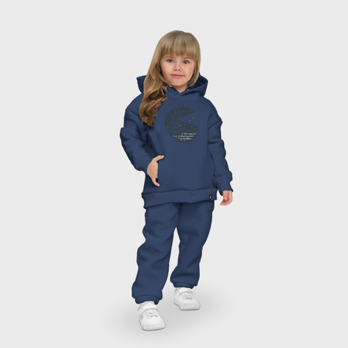 Детский костюм хлопок Oversize Маяк, цвет темно-синий - фото 7