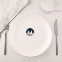 Набор: тарелка + кружка Парус - фото 2