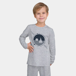 Детская пижама с лонгсливом хлопок Парус - фото 2