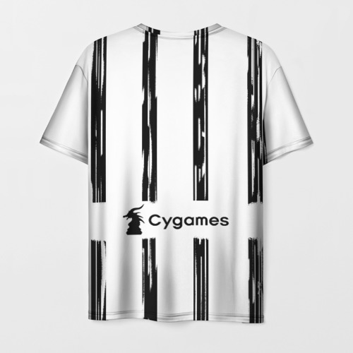Мужская футболка 3D Juventus | Home Authentic style (2021/22), цвет 3D печать - фото 2