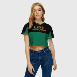 Женская футболка Crop-top 3D Gussi гуси - фото 2