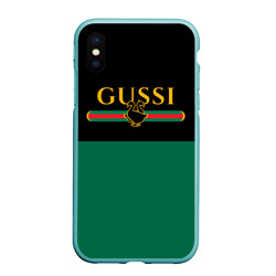 Чехол для iPhone XS Max матовый Gussi гуси