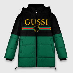 Женская зимняя куртка Oversize Gussi гуси