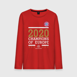 Мужской лонгслив хлопок FC Bayern Munchen Champions of Europe 2020