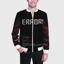 Мужской бомбер 3D Error! - фото 2