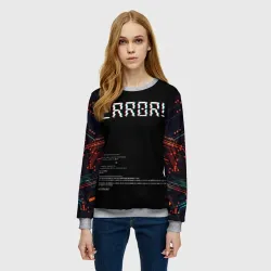 Женский свитшот 3D Error! - фото 2