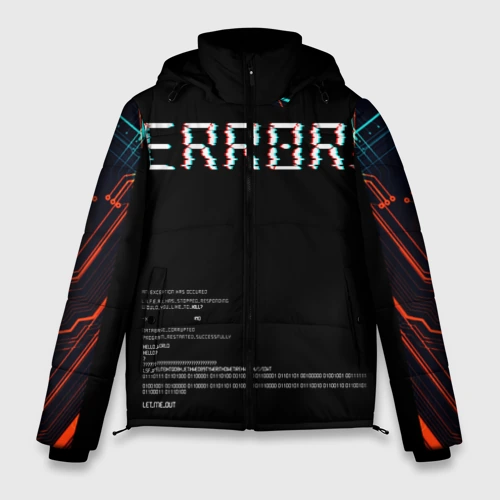 Мужская зимняя куртка 3D Error!