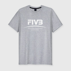 Приталенная футболка FIVB ВОЛЕЙБОЛ (Мужская)