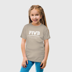 Детская футболка хлопок FIVB волейбол - фото 2