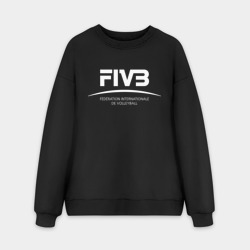 Мужской свитшот oversize без начеса хлопок FIVB волейбол