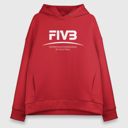 Женское худи Oversize хлопок FIVB волейбол