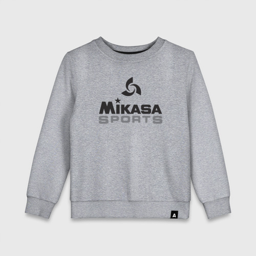 Детский свитшот хлопок Mikasa sports, цвет меланж