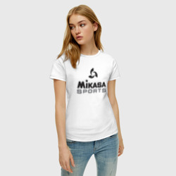 Женская футболка хлопок Mikasa sports - фото 2