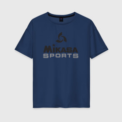 Женская футболка хлопок Oversize Mikasa sports
