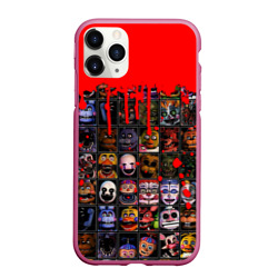 Чехол для iPhone 11 Pro Max матовый Five Nights At Freddy's