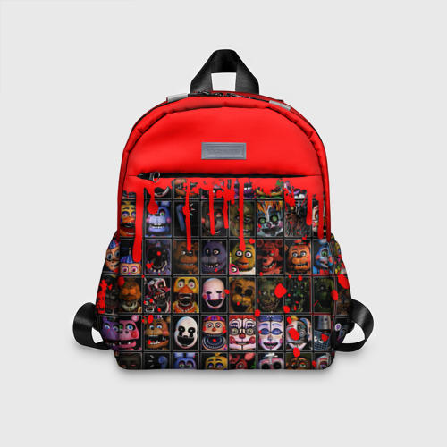 Детский рюкзак 3D с принтом Five Nights At Freddy's, вид спереди #2