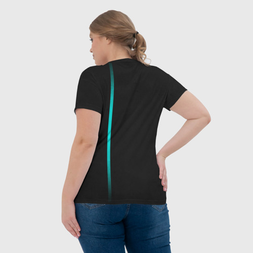 Женская футболка 3D с принтом Fortnite, вид сзади #2