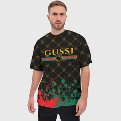 Мужская футболка oversize 3D Gussi гуси - фото 2