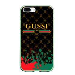 Чехол для iPhone 7Plus/8 Plus матовый Gussi гуси