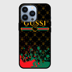 Чехол для iPhone 13 Pro Gussi гуси