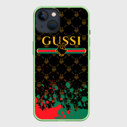 Чехол для iPhone 14 Gussi гуси