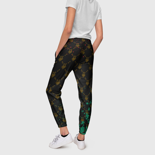 Женские брюки 3D Gussi гуси, цвет 3D печать - фото 4