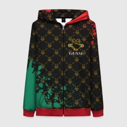 Женская толстовка 3D на молнии Gussi гуси