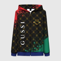 Женская толстовка 3D на молнии GUSSI / ГУСИ