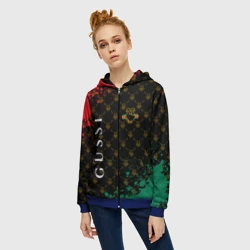 Женская толстовка 3D на молнии GUSSI / ГУСИ - фото 2