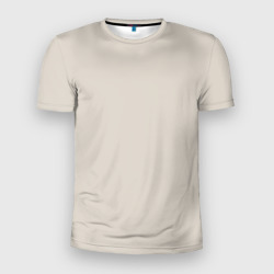 Мужская футболка 3D Slim Бежевый