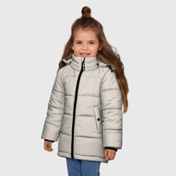 Зимняя куртка для девочек 3D Бежевый - фото 2