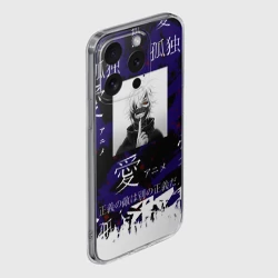 Чехол для iPhone 15 Pro Max силиконовый с защитой камеры Токийский гуль - фото 2