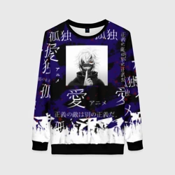 Женский свитшот 3D Токийский гуль