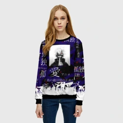 Женский свитшот 3D Токийский гуль - фото 2