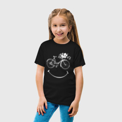 Детская футболка хлопок Велоулыбка - фото 2