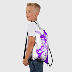 Рюкзак-мешок 3D Хамон фиолетовый - фото 2