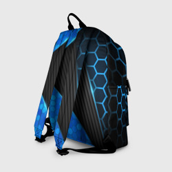 Рюкзак с принтом Forza Horizon для любого человека, вид сзади №1. Цвет основы: белый