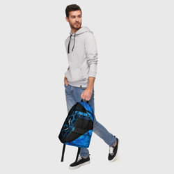Рюкзак с принтом Forza Horizon для любого человека, вид спереди №5. Цвет основы: белый