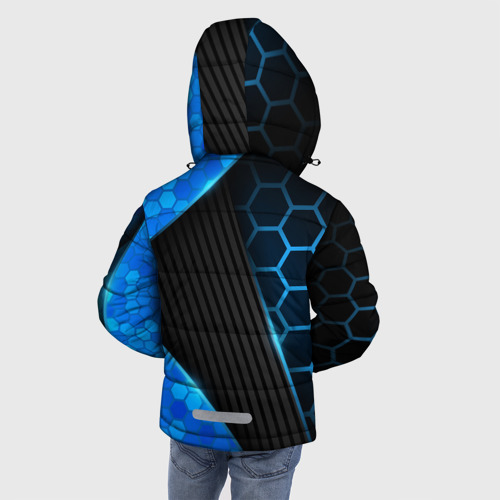 Зимняя куртка для мальчиков 3D с принтом Forza Horizon, вид сзади #2
