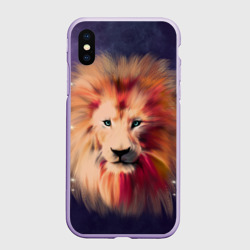 Чехол для iPhone XS Max матовый Space Lion