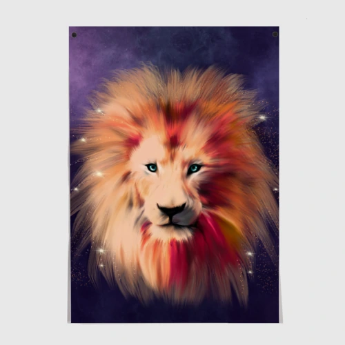 Постер Space Lion