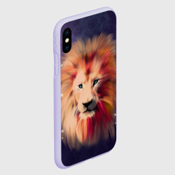 Чехол для iPhone XS Max матовый Space Lion - фото 2