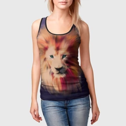 Женская майка 3D Space Lion - фото 2