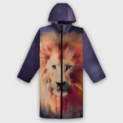 Дождевик унисекс 3D Space Lion
