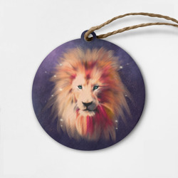 Деревянная игрушка круг Space Lion