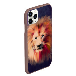 Чехол для iPhone 11 Pro Max матовый Space Lion - фото 2