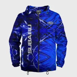 Мужская ветровка 3D Subaru